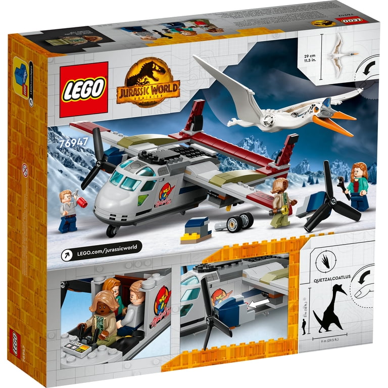 LEGO Jurassic World 76947 Quetzalcoatlus Plane Ambush Set with