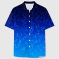 thumbnail image 6 of Hessimy Mens Short Sleeve Button Down Shirt Lightweight Wrinkle Free Untucked Dress Shirts(Dark Blue,XL), 6 of 9