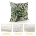 thumbnail image 4 of Fenyluxe  Home Sweet Home Eucalyptus Leaves Green Throw Pillow Covers, Spring Summer Seasonal Decorations for Home 20x20in, 4 of 5