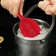 thumbnail image 4 of Cuchara de plástico para hielo, cuchara para servir dulces, botes para bufés, productos secos, cuchara multiusos para comida de cocina, para café, té, harina, postres de boda, color rojo, 4 of 7