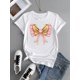 thumbnail image 2 of Camiseta de mujer con estampado de Cupido de San Valentín: suave y cómoda, de cuello redondo, manga corta, informal, para adultos, hombres, mujeres, adolescentes, jóvenes., 2 of 7