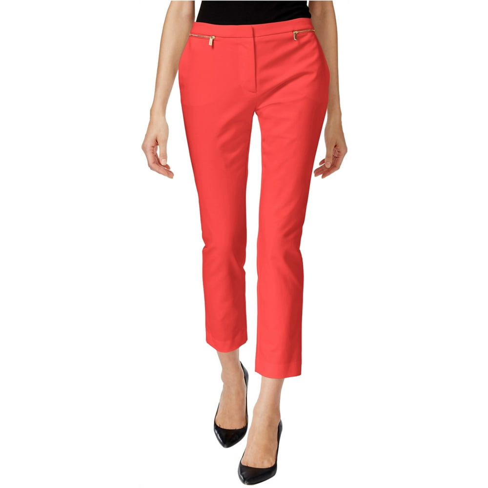 Calvin Klein Calvin Klein Womens ZipDetail Casual Trouser Pants