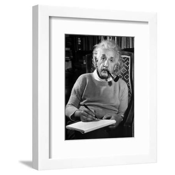 Albert Einstein, Figurative World Culture Framed Art Print Wall Art