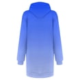 thumbnail image 5 of ylioge Womens Sweatshirt Dress Lightweight Ombre Tie Dye Hoodies Y2k Casual Loose Long Sleeve Crewneck Hooded Pullover with Pockets Sweatshirts Dresses Fall Saving Clearance, 5 of 5