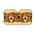 thumbnail image 7 of Balery Sunflower Gnomes and Bees Print Car Windshield Sun Shade,Windshield Sunshade for Car Pickup Truck SUV Accessories-Small, 7 of 7