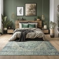 thumbnail image 2 of Pink Area Rug for Living Room Soft Washable Faux Wool Neutral Boho Floral Big Nursery Bed Bedroom Livingroom Carpet Size Extra Large Area Rugs x, 2 of 7