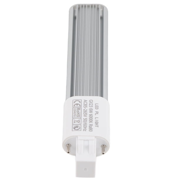 Tubo de luz led de 6W Carcasa de Aleacio de aluminio Buena Iluminación Frío G23 Uso Enchufe y Play en Varios Espacios