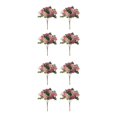 thumbnail image 2 of Guardoinrt 4pcs Good Hand Feeling Artificial Flowers With Good Texture For Sensory Delight For DIY Silk Home Decoration Party Decor Deep Pink 2Set, 2 of 6