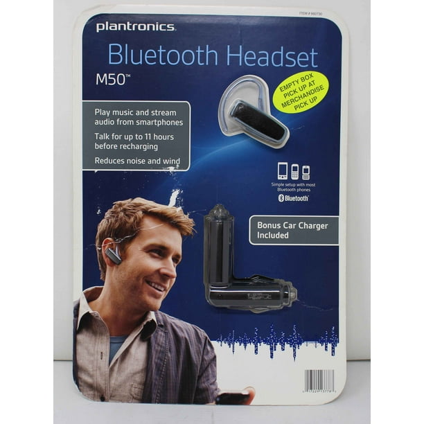 Plantronics Bluetooth Headset M50 - Walmart.com - Walmart.com