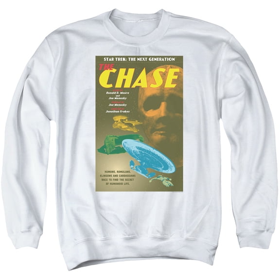 Star Trek Tng Season 6 Episode 20 Adult Crewneck Sweatshirt White