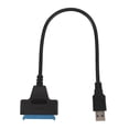 thumbnail image 1 of Cable Adaptador A USB 3.0, Compatible Con UASP Cable Adaptador De Disco Duro Intercambiable En Caliente Indicadores LED 6 Gbps Para HDD SSD De 2,5 Pulgadas Para, 1 of 7