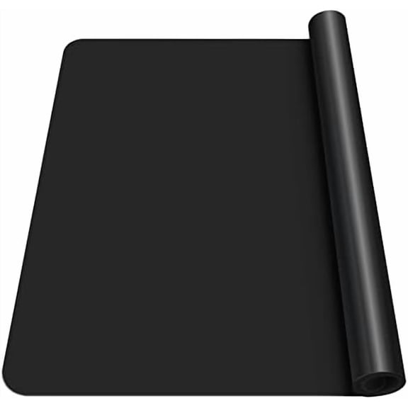 Large Silicone Mat, 23.4” x 15.6” Black Silicone Mats for Crafts, Play Dough Mat, for Resin Molds, Clay, Paint, Arts and Crafts, Medium Thickness 0.75 MM$$Art & Craft
