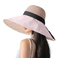 thumbnail image 3 of Kcolen Sun Hat for Women Wide Brim Stylish Wide Brim Sun Hat for Women with Adjustable Chin Strap and Decorative Bow for Outdoor Travel, 3 of 5