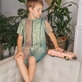 thumbnail image 4 of Balery Hardwood Conjunto de Pijama Infantil de Manga Corta con Estampado – Ropa de Dormir de Algodón Suave-Medium, 4 of 6