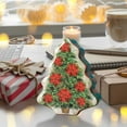 thumbnail image 6 of Meggemo Christmas Iron Tree Shaped Storage Can Santa Chocolate Container Decorative Organizer for Home Holiday, 6 of 6