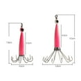 thumbnail image 6 of conditiclusy Squid Jig Hook 8/10 Needles with Eye Sharp Bright Color Strong Penetration Fish Attraction Universal Glow in Dark Cuttlefish Sleeve Octopus Fishing Lure Hook Fishing Supplies, 6 of 8