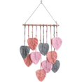 thumbnail image 1 of Macrame Wall Hanging Handmade Home Decorations, Boho Macrame Tapestry, Woven Wall Hanging Leaf Feather Wall Decoration, 1 of 4