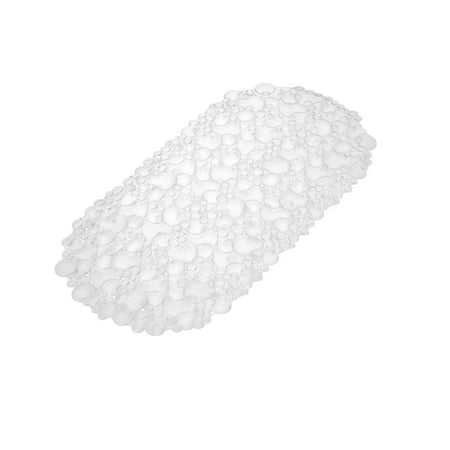 Croydex Non-Slip Bubbles Vinyl Bathtub Mat with Suction Cups (28 x 14 in)