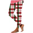 thumbnail image 2 of Jsaierl Christmas Leggings for Women High Waisted Casual Stretch Workout Yoga Pants Funny Graphic Xmas Holiday Legging Tights, 2 of 5