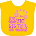 thumbnail image 3 of Inktastic I'm the Big Sister to Twins. Girls Baby Bib, 3 of 4