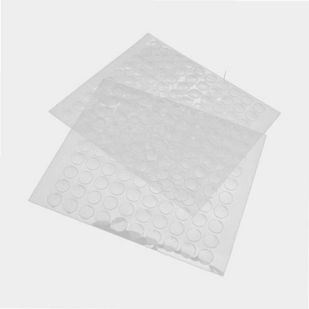 500 Counts Removable Double - Sided Adhesive Dots: Clear Adhesive Tack for Hanging Wall Pictures, Round Mounting Putty for Home and Office Decor (10mm)
