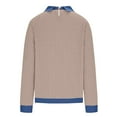 thumbnail image 5 of Dyfzdhu Long Sleeve Shirts For Women Sweaters Long Sleeve Solid Color Pullover Tops Casual Winter Sweater Womens Blouses, 5 of 6