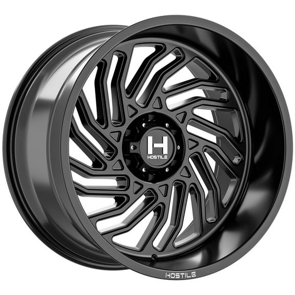 20x9 Hostile H140 Twister Asphalt (Matte Black) Wheel 6x5.5 (0mm)