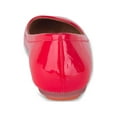 thumbnail image 3 of WANTED Womens Red Rainbow Sole Padded Marlo Round Toe Slip On Ballet Flats 7, 3 of 3