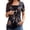 Black, variant on Active Tops Women Shirt Polyester Spandex Womens T Shirt Loose Fit Womens Summer Tunics Athletic Short Sleeve Shirt Women Yoga Shirts Women Long Tee Shirt T Shirts Long Sleeve Red 5XL