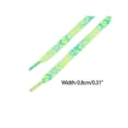 thumbnail image 3 of INSPIRE CHIC Leopard Shoelaces Multicolor Tie Dye Gradient Shoelace Flat Shoe Strings for Sports Sneakers 2 Pairs Fluorescent Yellow 90cm/35.4", 3 of 5