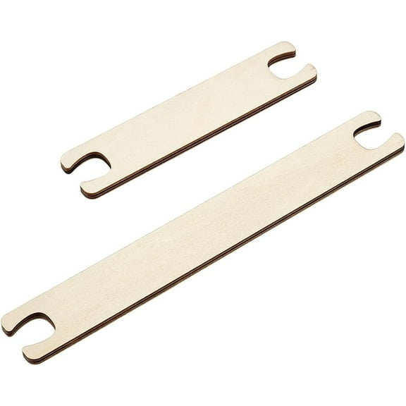 1set 2pcs Plywood Tatting Shuttles Knitting Looms Tool Old Lace 220x29.5x4.5mm