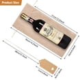 thumbnail image 2 of Homum 12 Bolsas de Yute para Botellas de Vino con Etiquetas de Regalo 36x16 cm, 2 of 7