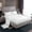 White Grey, variant on Homewish Modern Abstract Line Twin Sheet Set, Navy White Square Buffalo Bedding, 3pcs