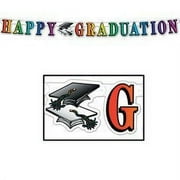 Happy Graduation Streamer Party Accessory (1 count) (1/Pkg)