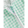 thumbnail image 4 of BemeyourBBs Kids Toddler Baby Boy Terry Swim Cover Up Summer Beach Towel Swimsuit Coverups Short Sleeve Plaid Zipper Hooded Top Trunks Shorts Set, 4 of 9