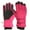Hot Pink, variant on Luxalzxs Children's Cycling Gloves Warm Gloves Winter Gloves for Kids Boys Girls Snow Windproof Mittens Outdoor Sports Skiing Gloves (7-12 Years)