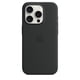 thumbnail image 2 of Funda de silicona líquida para iPhone 15 con MagSafe, suave al tacto, de 6,1 pulgadas, color negro, 2 of 8