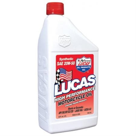 Amsoil Motorcycle Oil - Lucas 20W-50 MOTORCYCLE OIL