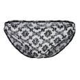 thumbnail image 2 of ropa interior en encaje - Negro, negro Yinane hombres bragas de encaje transparente, 2 of 7