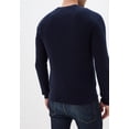 thumbnail image 4 of Michael Kors NAVY Ribbed Crewneck Sweater, US X-Large, 4 of 4