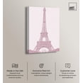 thumbnail image 2 of Pink Sparkling Floral Paris Canvas Paris Art Prints by Art Remedy, Gallery Wrapped, 20" x 30", 2 of 7