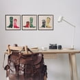 thumbnail image 3 of Stupell Industries Trendy Cowgirl Boots Beauty & Fashion Painting Black Framed Art Print Wall Art, 12 x 12, Set of 3, 3 of 10