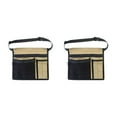 thumbnail image 4 of Transemion Portable Utility Belt Bag With Heavy Duty Adjustable Strap Multi-pocket black+khaki 2Set, 4 of 6