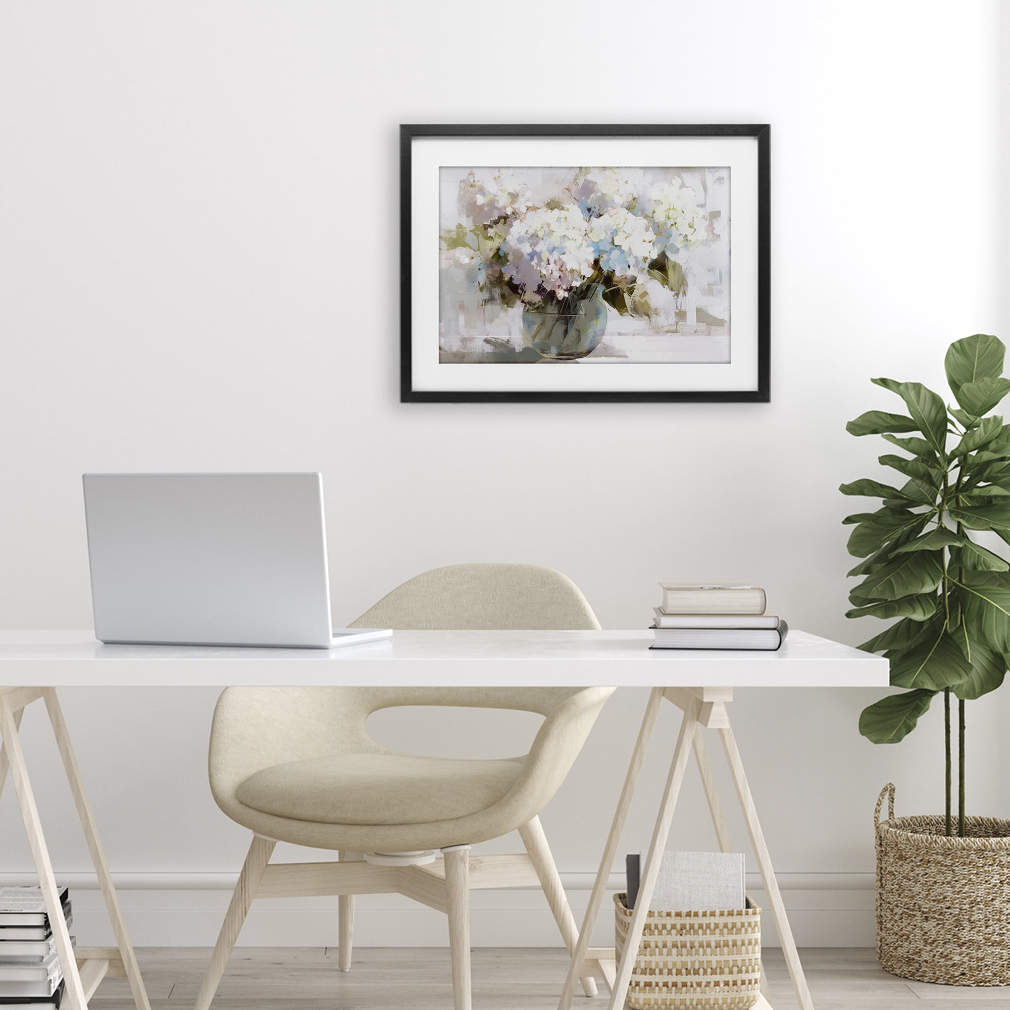 Stupell Industries Blushing Bride Garden Flowers Black Framed Print Under Glass, design by Tina LeCour