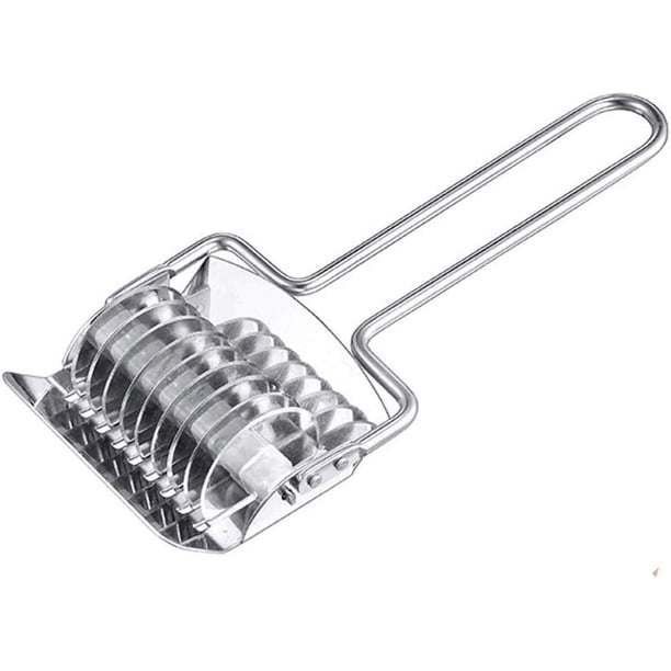 Cortador de fideos de acero inoxidable 304 de primera calidad, corte de precisión de 360° para un funcionamiento ordenado, herramienta de cocina versátil, no tóxico, insípido, seguro y saludable,
