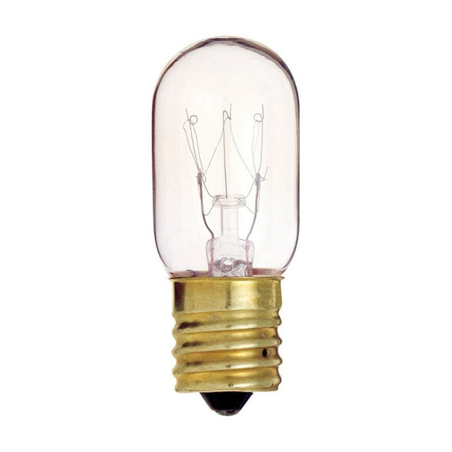 Bombilla incandescente Satco T7 15 W 130 V E17 blanco suave (paquete de 12)