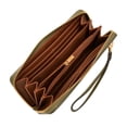 thumbnail image 2 of Cartera de Mano Fossil Logan con Cierre, Color Oliva, 2 of 5