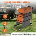 thumbnail image 2 of VEVOR Chariot Pliant pour Chaises, Chariot Commercial en Fer avec Capacité de 12 Chaises, Chariot avec 4 Roulettes, Chariot de Transport et de Rangement, 2 of 9