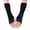 BA28_Black, variant on Resicozy Womens Arm Warmers Fingerless Gloves Soft Arm Sleeve for Indoor and Outdoor Activity Dark Gray