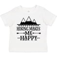 thumbnail image 3 of Inktastic Hiking Makes Me Happy Mountain Hiker Boys or Girls Toddler T-Shirt, 3 of 5